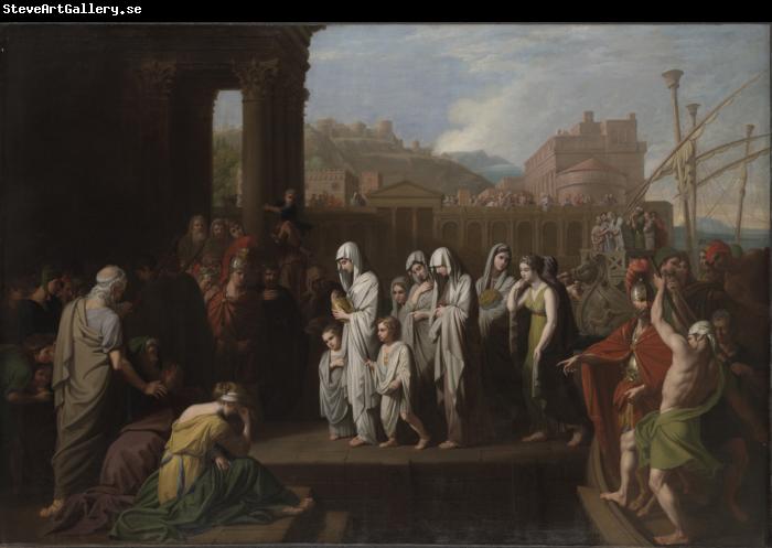 Benjamin West Agrippina Landing at Brundisium with the Ashes of Germanicus